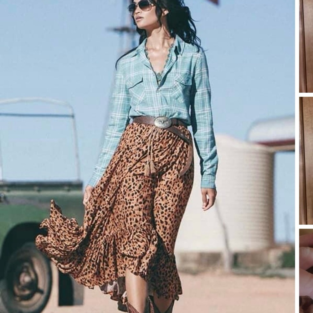 Spell Safari MIDI/Maxi Skirt